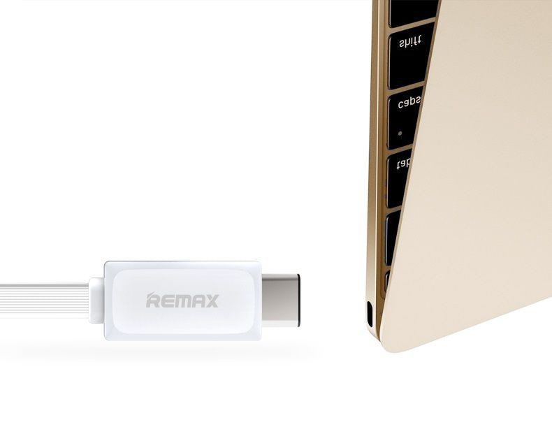 Кабель USB 3.0 Type-C Remax RT-C1 2.4A 1 метр белый