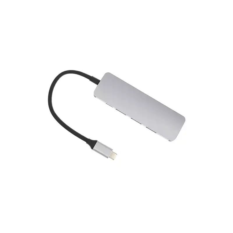 Переходник Type-C - 3 х USB 3.0, HDMI 4K, PD - фото