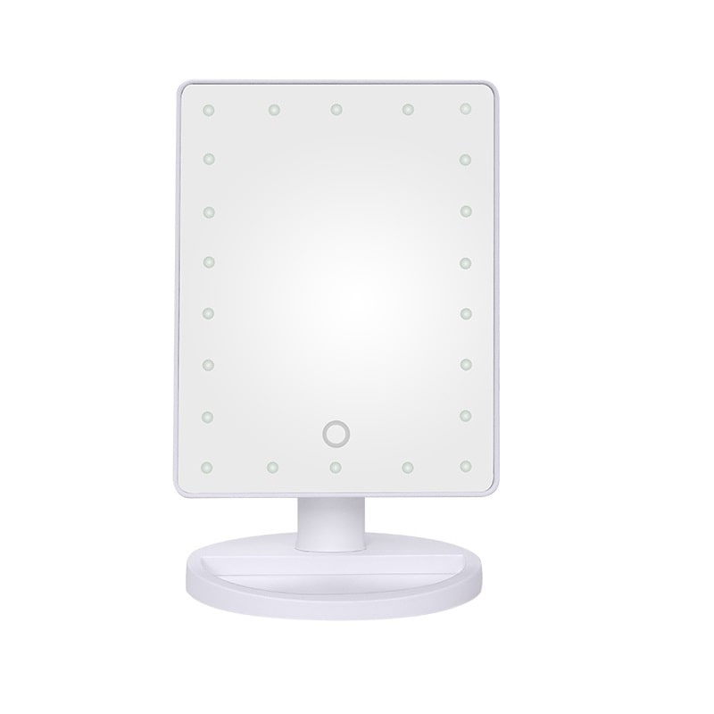 Настольное зеркало для макияжа с подсветкой ShineMirror TD-006 белого цвета - фото3