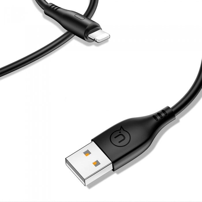 Кабель USB - Lightning Usams U18 (US-SJ266) 1 метр черный - фото3