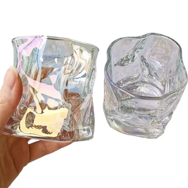 Подарочный набор для виски 2 стакана, подставка с камнями AmiroTrend ABW-311 blue pearl - фото3