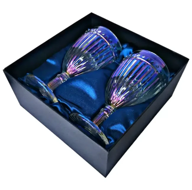 Подарочный набор для игристого 2 бокала AmiroTrend ABW-506 pearl - фото5