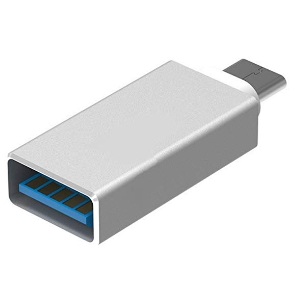 Адаптер Type-C - USB OTG Remax серебристый - фото2