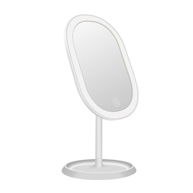 Настольное зеркало для макияжа с подсветкой ShineMirror TD-025 белого цвета - фото6