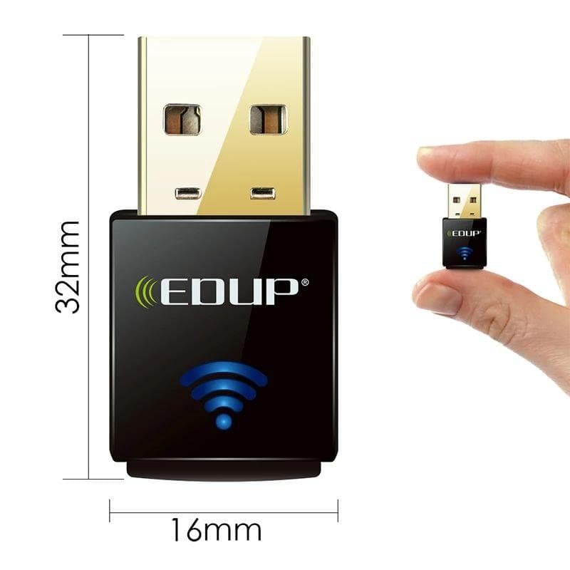 Адаптер беспроводной Wi-Fi USB Edup EP-AC1619 2,4 ГГц/5 ГГц Dual Band Адаптер беспроводной Wi-Fi USB Edup EP-AC1619 2,4 ГГц/5 ГГц Dual Band