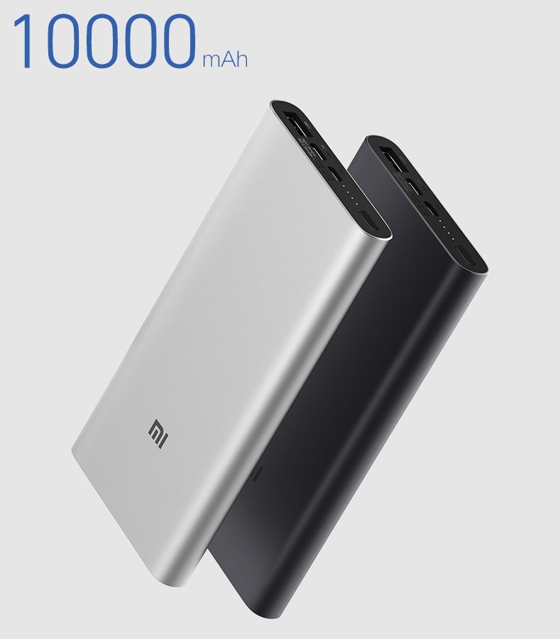 Аккумулятор внешний Xiaomi Mi Power Bank 3 10000 mAh USB-C PD 3.0 Black