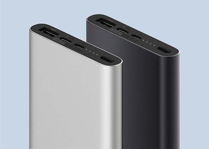 Аккумулятор внешний Xiaomi Mi Power Bank 3 10000 mAh USB-C PD 3.0 серебристый