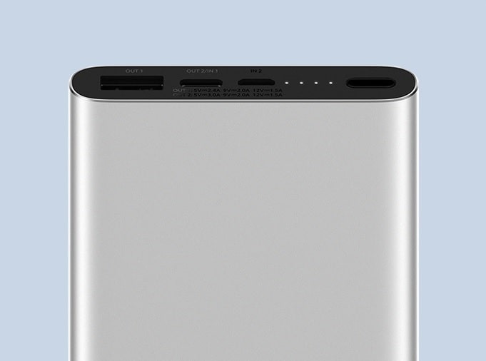 Аккумулятор внешний Xiaomi Mi Power Bank 3 10000 mAh USB-C PD 3.0 серебристый