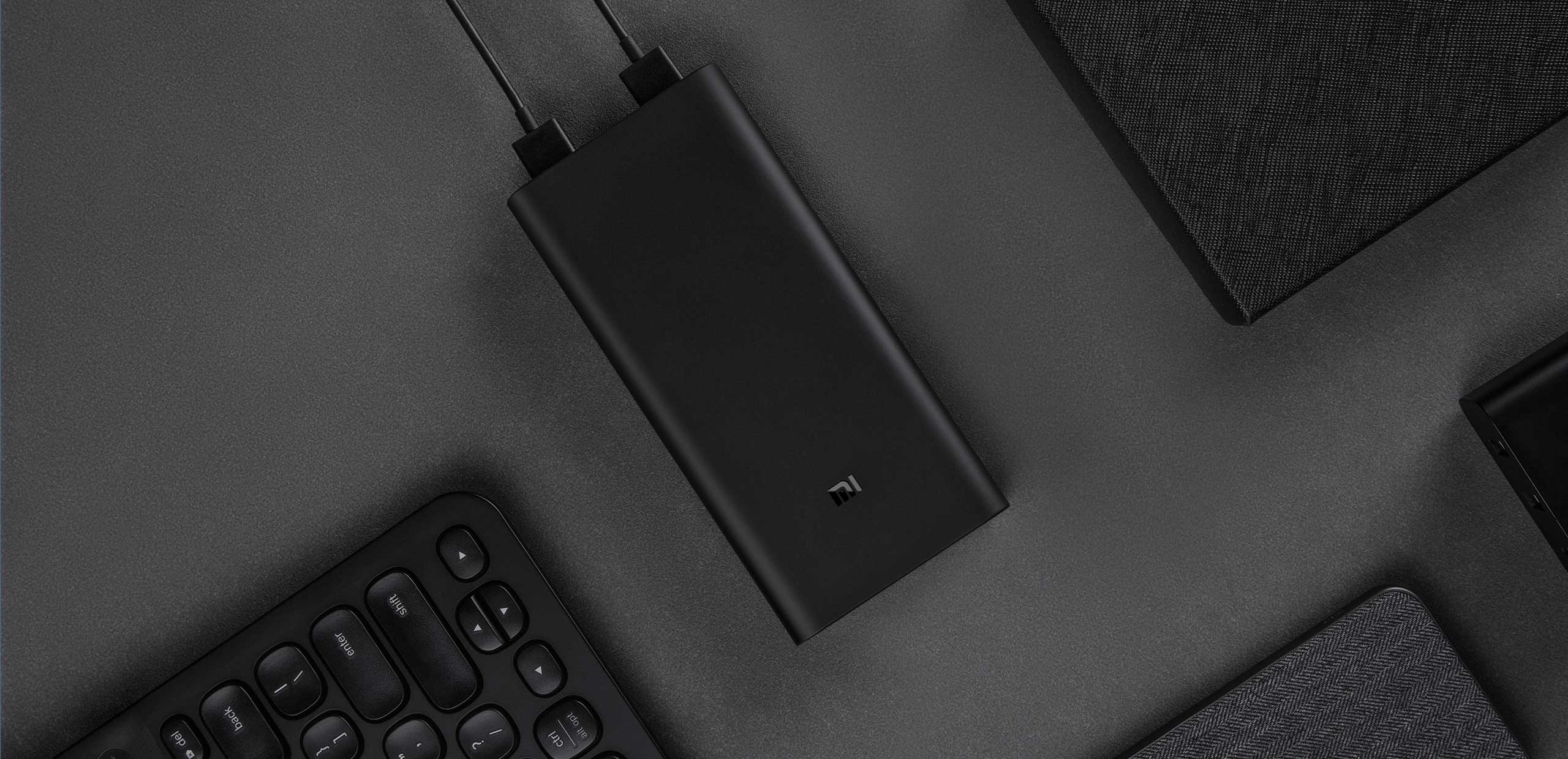 Аккумулятор внешний Xiaomi Mi Power Bank 3 Pro PLM07ZM 20000 mAh черный