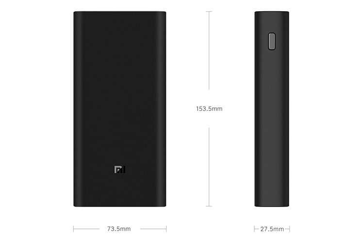Аккумулятор внешний Xiaomi Mi Power Bank 3 Pro PLM07ZM 20000 mAh черный