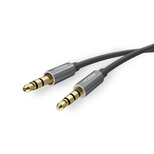 Аудио кабель AUX Rock 3.5мм 1 метр (RAU0509)
