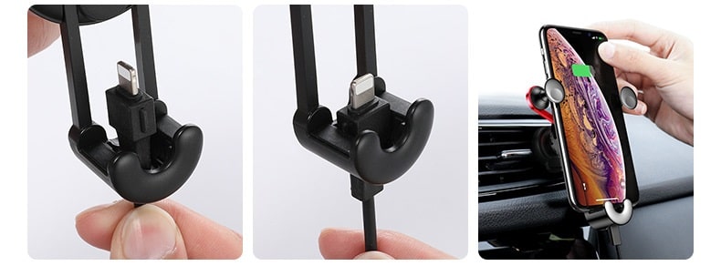 Автомобильный держатель для iPhone Baseus YY Car Mount SULYY-01 черный