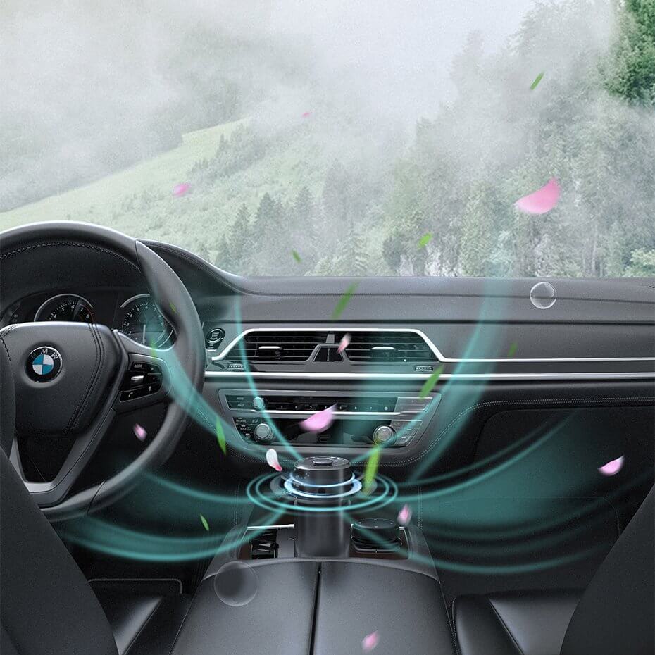 Автомобильный очиститель воздуха со встроенным вентилятором Baseus Breeze Fan Air Freshener SUXUN-WF01 - картинка Автомобильный очиститель воздуха со встроенным вентилятором Baseus Breeze Fan Air Freshener SUXUN-WF01 - фото