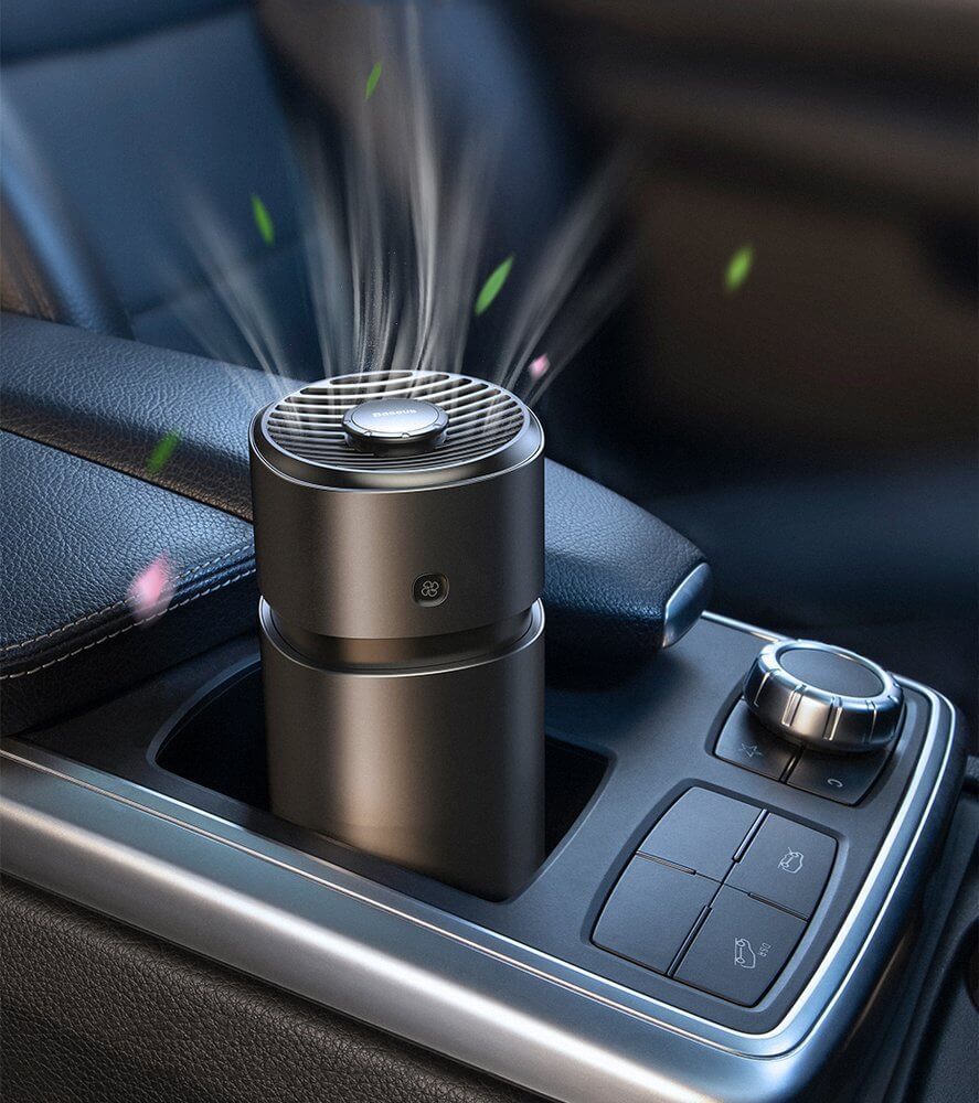 Автомобильный очиститель воздуха со встроенным вентилятором Baseus Breeze Fan Air Freshener SUXUN-WF01 - картинка Автомобильный очиститель воздуха со встроенным вентилятором Baseus Breeze Fan Air Freshener SUXUN-WF01 - фото