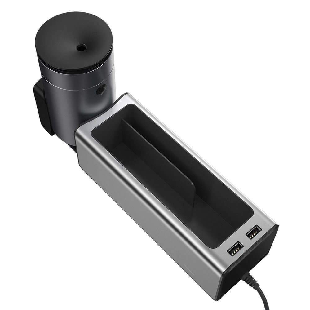 Автомобильный органайзер Baseus Deluxe Metal Armrest Console Organizer CRCWH-A0S - картинка Автомобильный органайзер Baseus Deluxe Metal Armrest Console Organizer CRCWH-A0S - фото