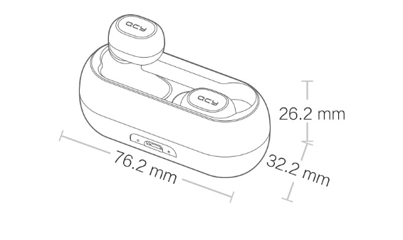 Беспроводные наушники QCY T1C Беспроводные наушники QCY T1C
