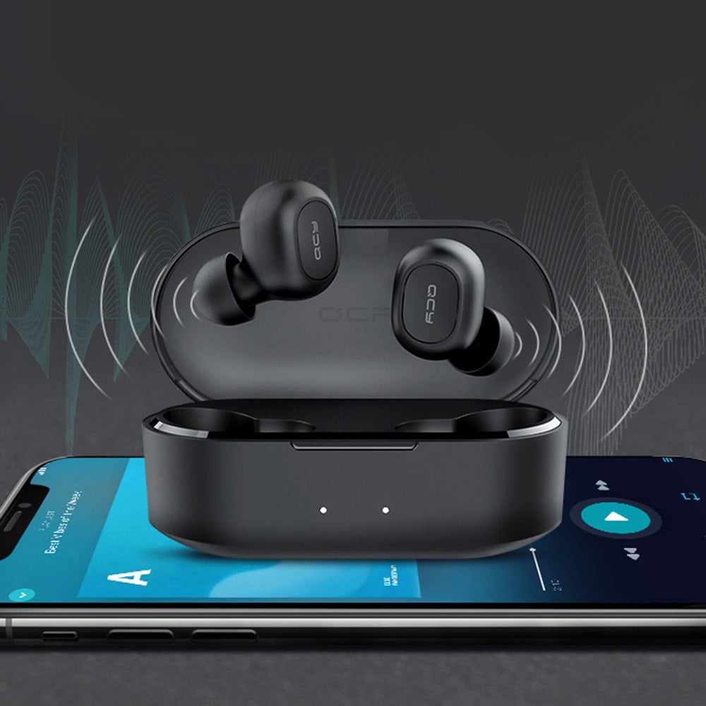 Беспроводные наушники Xiaomi QCY T2C TWS Stereo Bluetooth Earphones Black Беспроводные наушники Xiaomi QCY T2C TWS Stereo Bluetooth Earphones Black