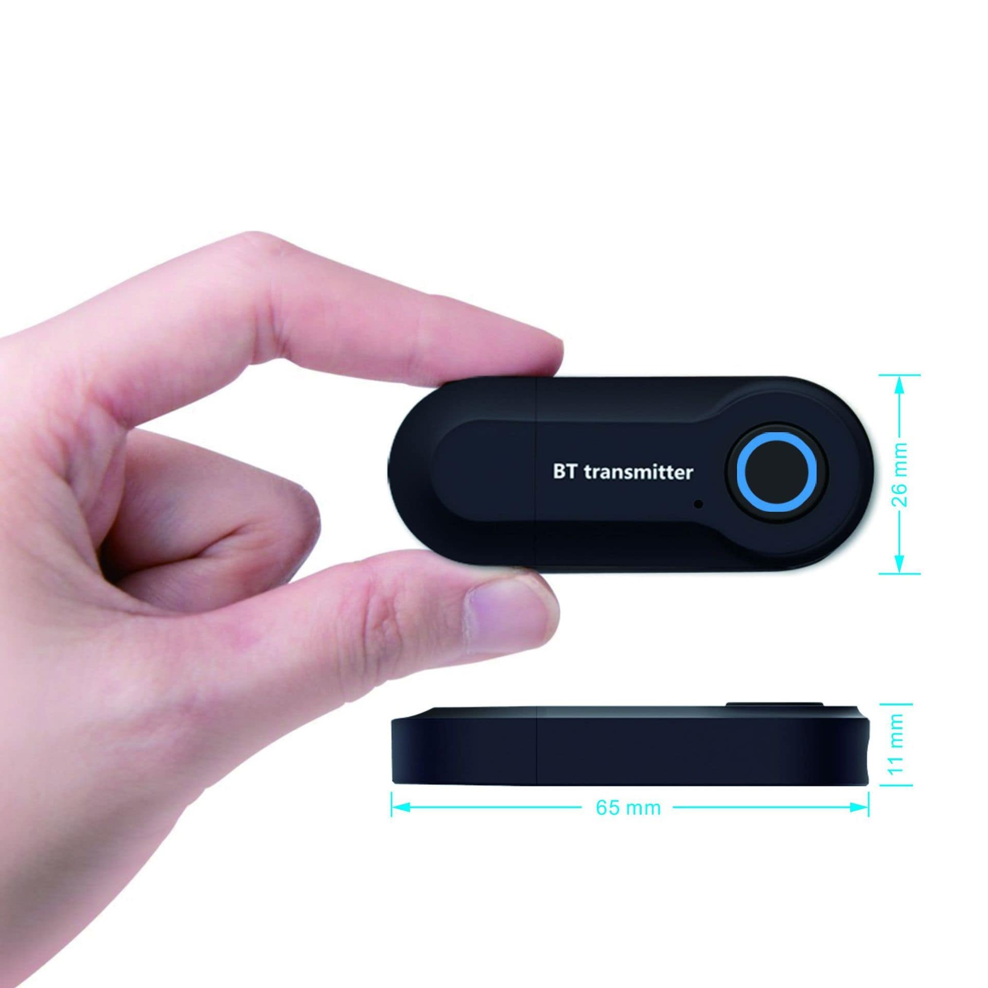 Bluetooth трансмиттер (передатчик) для подключения наушников к телевизору GT-09S