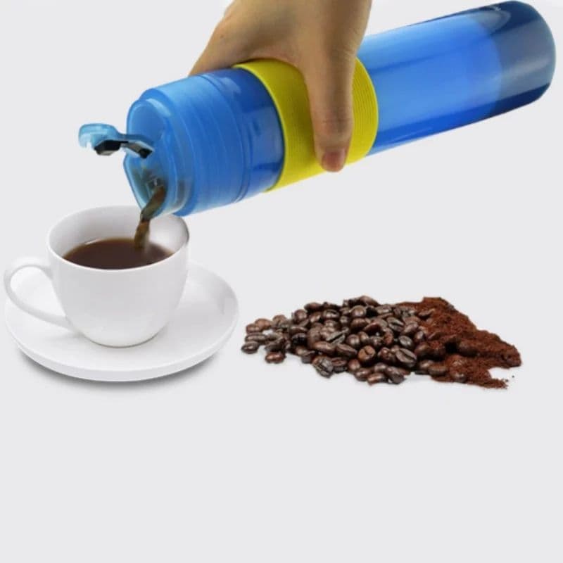 Бутылка френч-пресс Travel Mug 300ml голубого цвета