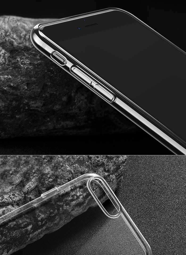 Чехол для Apple iPhone 8 Plus/7 Plus гелевый тонкий 0,5mm прозрачный