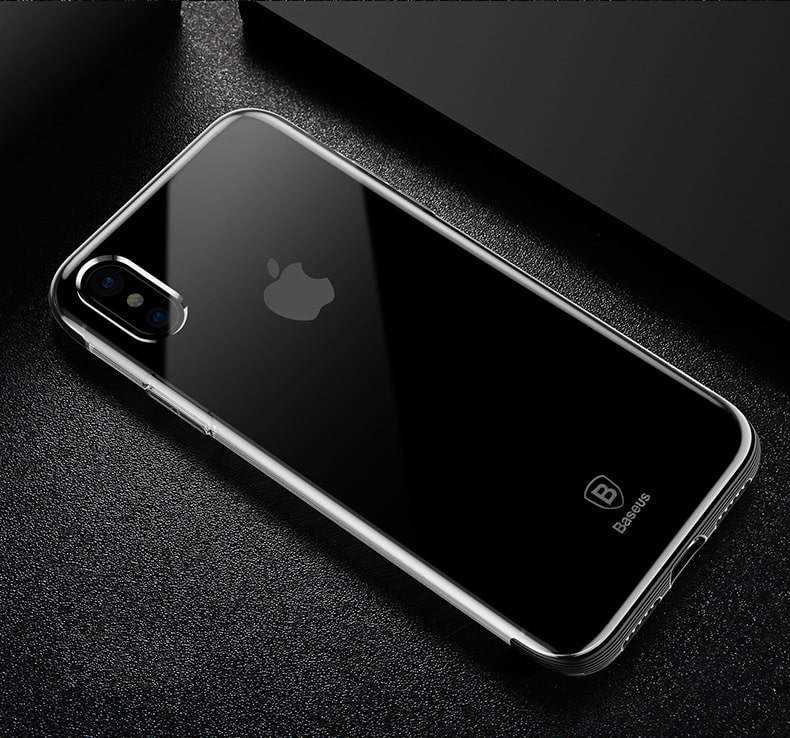 Чехол для Apple iPhone X / Xs гелевый Baseus Armor Case черный