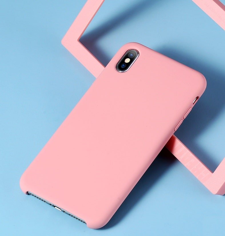 Чехол для Apple iPhone X / Xs силиконовый Remax Kellen розовый