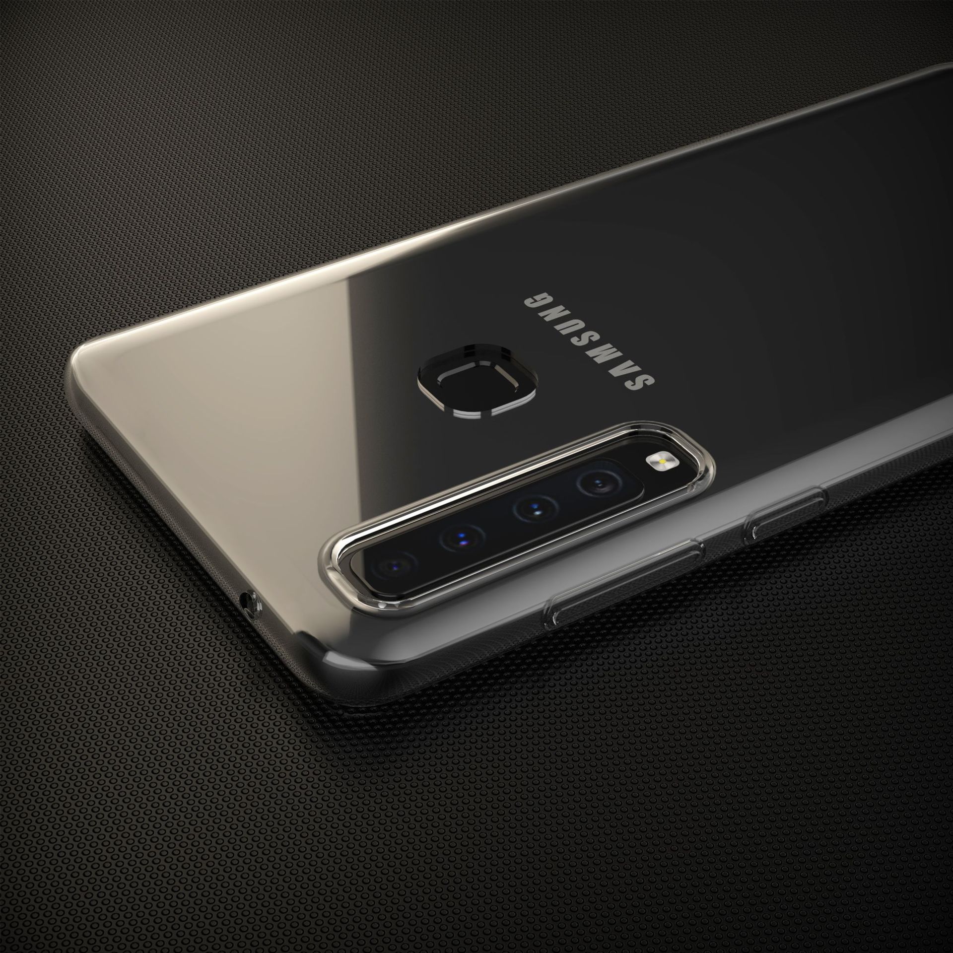 Чехол для Samsung Galaxy A9 (2018) гелевый тонкий прозрачный