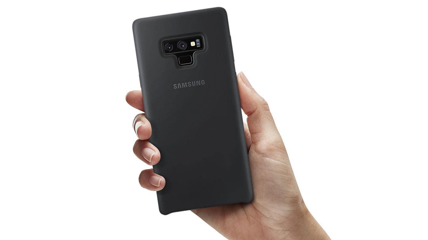 Чехол для Samsung Note 9 силиконовый черного цвета Чехол для Samsung Note 9 силиконовый черного цвета