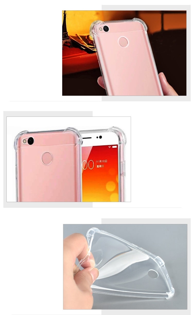 Чехол для Xiaomi Redmi 4X противоударный гелевый прозрачный Чехол для Xiaomi Redmi 4X противоударный гелевый прозрачный
