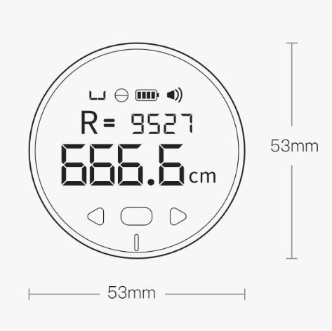 Электронная рулетка Xiaomi DUKA Small Q Electronic Ruler