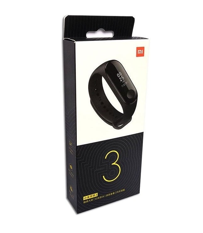 Фитнес-браслет с пульсометром Xiaomi Mi Band 3 (международная версия) MGW4041GL чёрный Фитнес-браслет с пульсометром Xiaomi Mi Band 3 (международная версия) MGW4041GL чёрный
