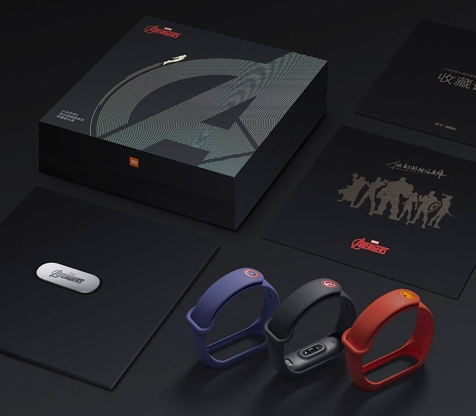 Фитнес браслет Xiaomi Mi Band 4 Avengers Series Limited Edition Фитнес браслет Xiaomi Mi Band 4 Avengers Series Limited Edition