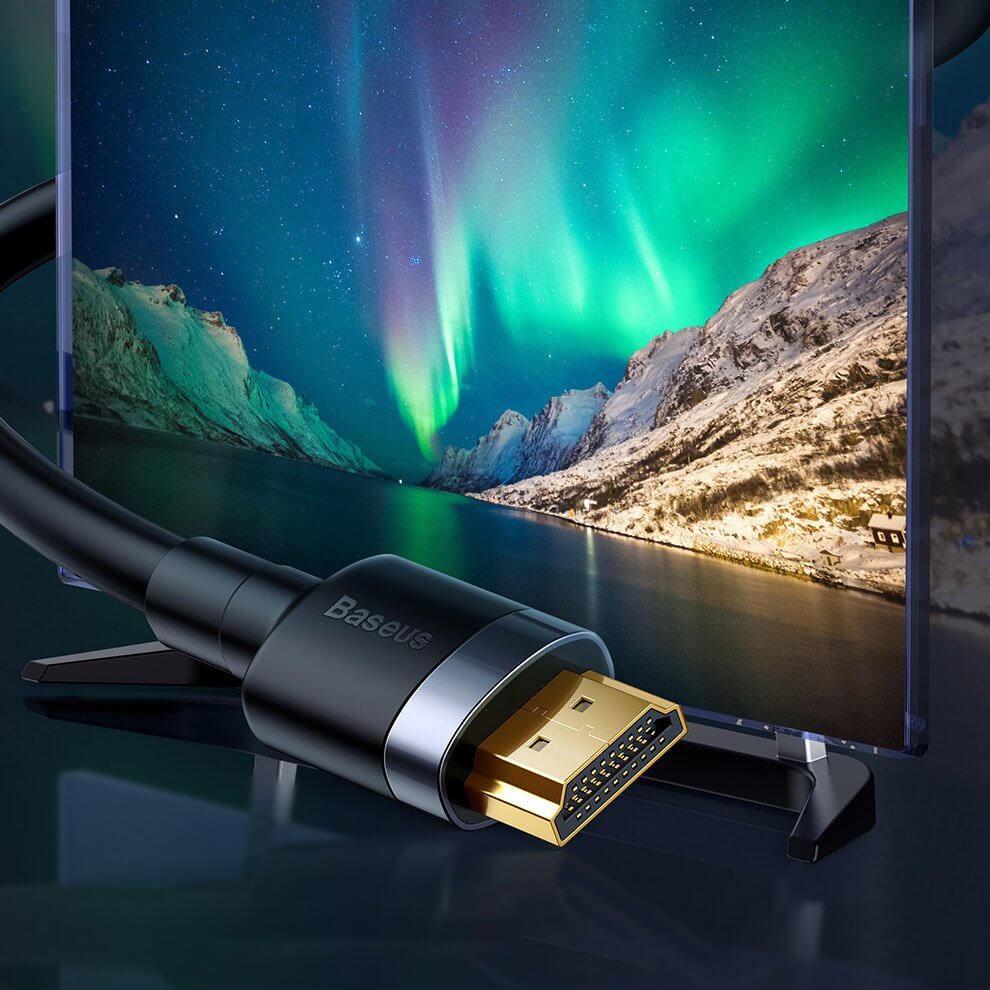 Кабель HDMI - HDMI Baseus Cafule 4K CADKLF-H01 5 метров - фото