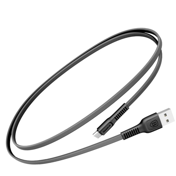 Кабель USB 2.0 Type-C Baseus CATZY-B01 плоский 2А 1 метр черный