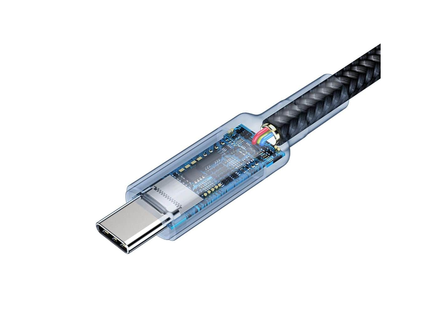 Кабель USB Type-C PD 3.1 Gen2 100W 20V/5A Baseus Cafule  1 метр