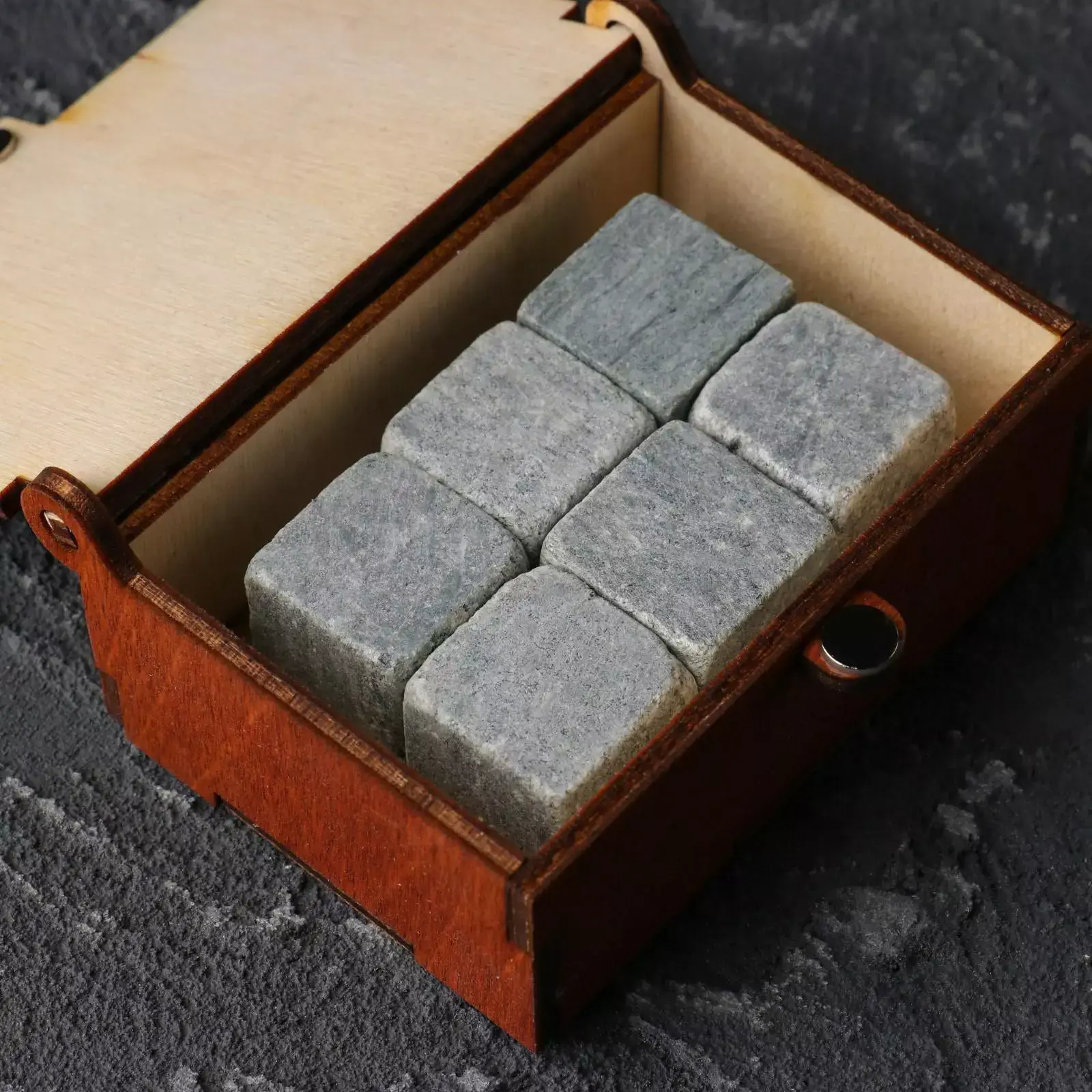 Камни для виски в шкатулке Amiro Stone WS-108 6 шт - фото