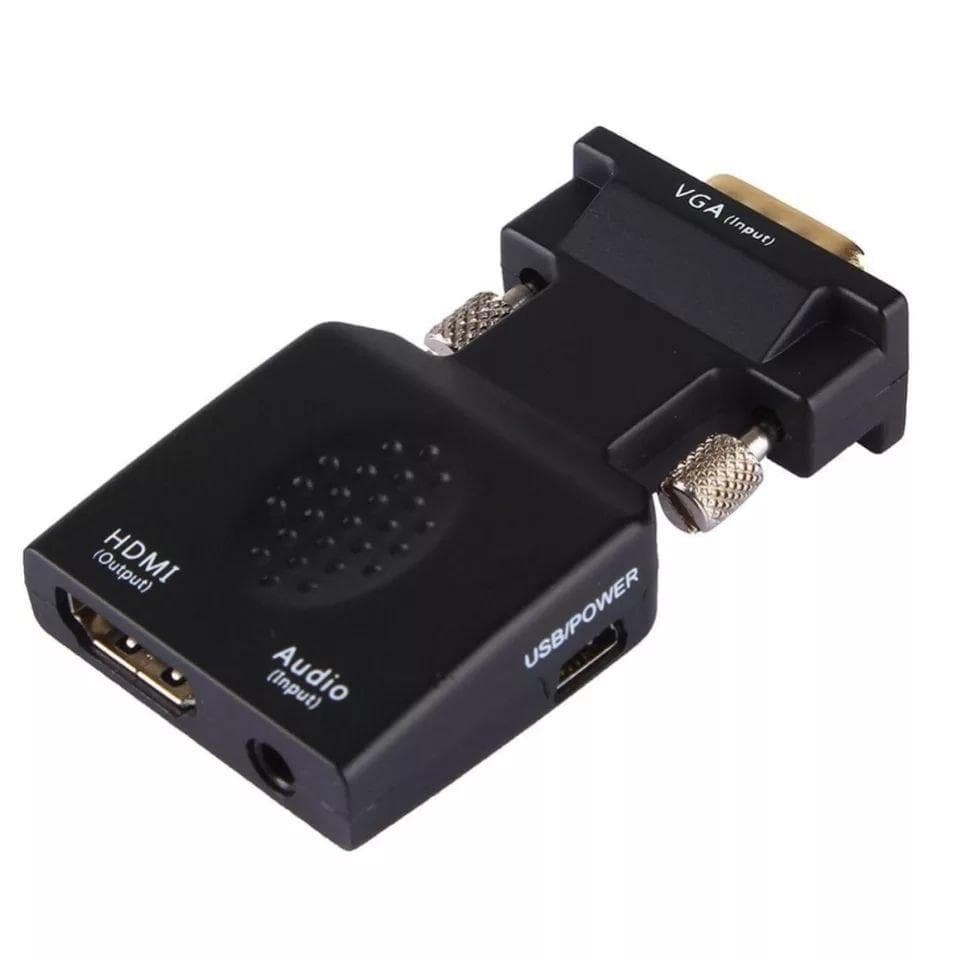 Конвертер VGA в HDMI со звуком и питанием - фото