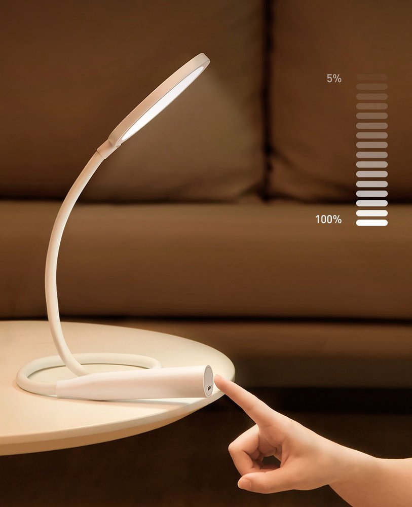 Лампа настольная Baseus Comfort Reading Charging Uniform Light Hose Desk Lamp DGYR-02