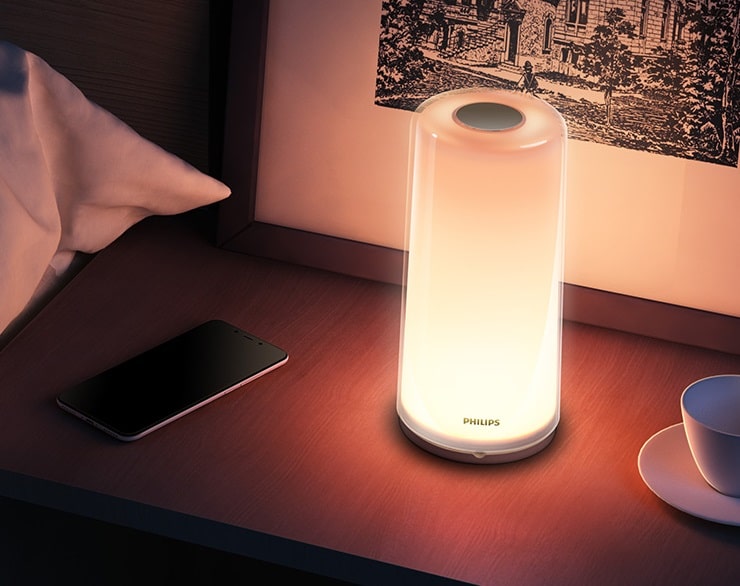 Лампа-ночник Xiaomi Philips Zhirui Bedside Lamp белая