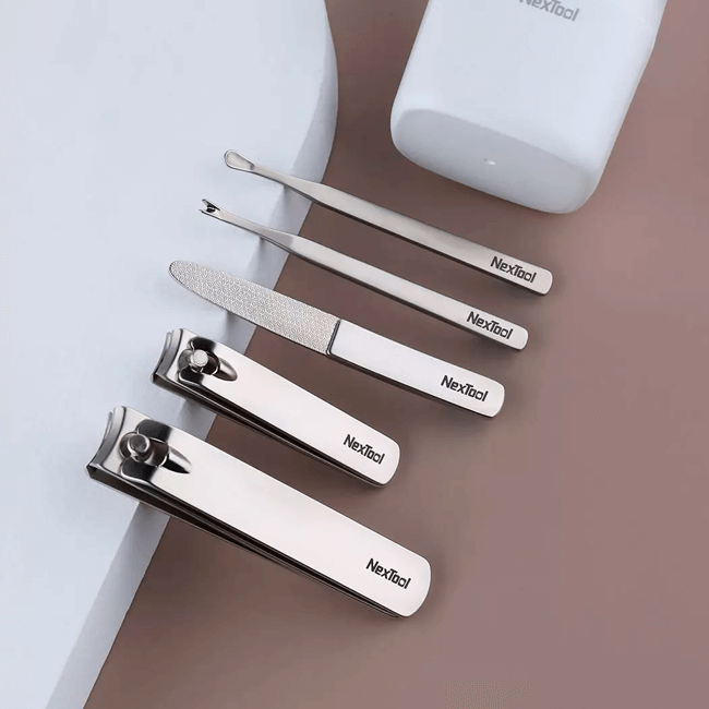 Маникюрный набор Xiaomi Nextool Nail Clipper Set (5 предметов в футляре)