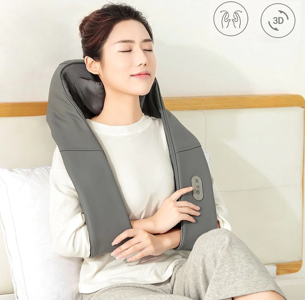 Массажер для шеи Xiaomi LeFan 3D Kneading Shawl LF-AP017 серый