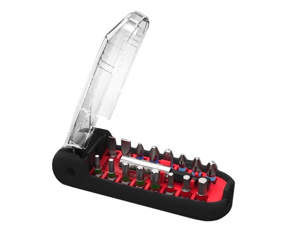 Набор бит Wiha Xiaomi Crocodile Mouth Bit Black, 17 предметов Набор бит Wiha Xiaomi Crocodile Mouth Bit Black, 17 предметов