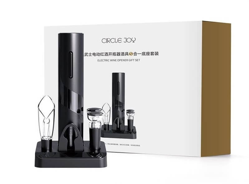 Набор для вина Xiaomi Circle Joy Black Samurai Wine Set 5 в 1 (CJ-TZ08) Набор для вина Xiaomi Circle Joy Black Samurai Wine Set 5 в 1 (CJ-TZ08)