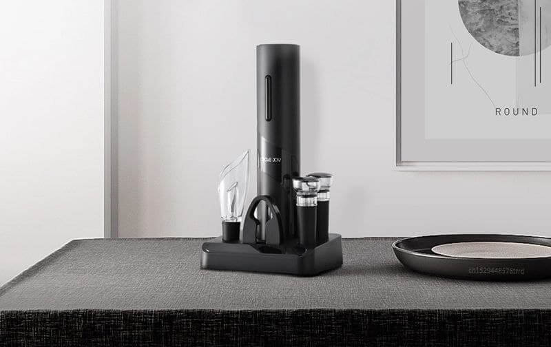 Набор для вина Xiaomi Circle Joy Black Samurai Wine Set 5 в 1 (CJ-TZ08) Набор для вина Xiaomi Circle Joy Black Samurai Wine Set 5 в 1 (CJ-TZ08)
