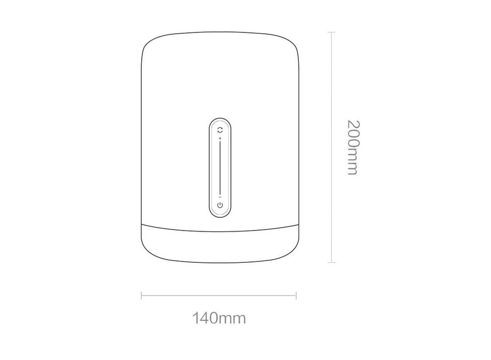 Настольная лампа-ночник Xiaomi Mijia Bedside Lamp 2 MJCTD02YL белая Настольная лампа-ночник Xiaomi Mijia Bedside Lamp 2 MJCTD02YL белая