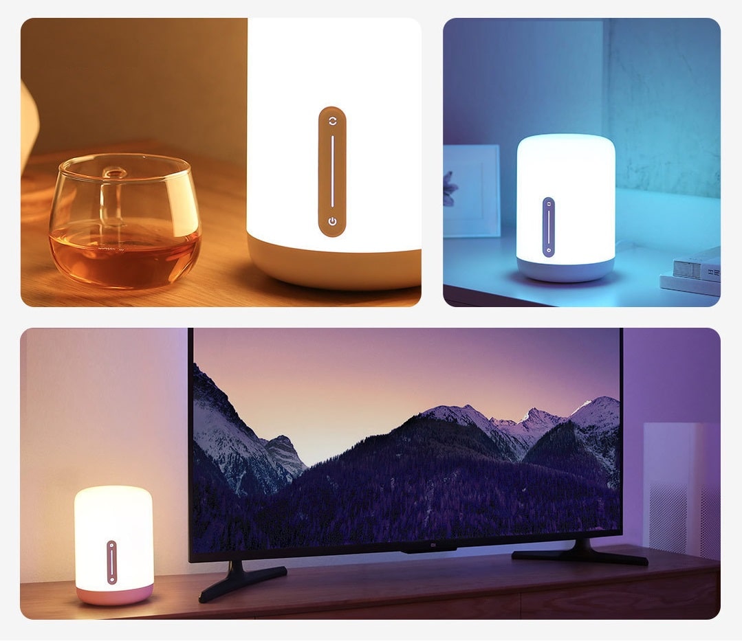 Настольная лампа-ночник Xiaomi Mijia Bedside Lamp 2 MJCTD02YL белая Настольная лампа-ночник Xiaomi Mijia Bedside Lamp 2 MJCTD02YL белая