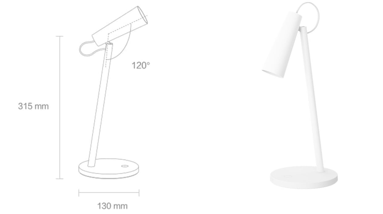 Настольная лампа Xiaomi Mijia Charging Table Lamp MJTD03YL