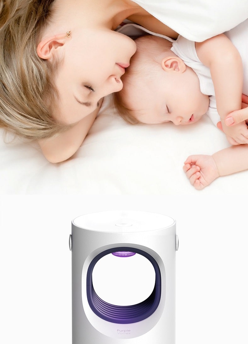 Отпугиватель комаров Baseus Purple Vortex USB Mosquito Lamp ACMWD-ZX02 Отпугиватель комаров Baseus Purple Vortex USB Mosquito Lamp ACMWD-ZX02