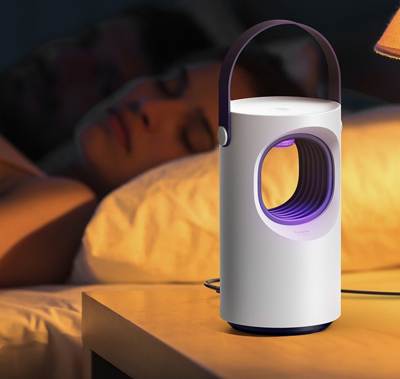 Отпугиватель комаров Baseus Purple Vortex USB Mosquito Lamp ACMWD-ZX02 Отпугиватель комаров Baseus Purple Vortex USB Mosquito Lamp ACMWD-ZX02