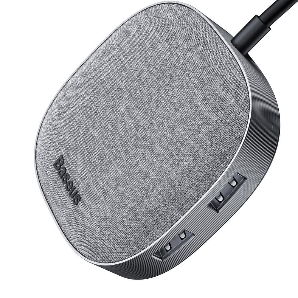 Переходник Baseus 7 в 1 Multifunction HUB Type-C to x2 USB 3.0, HDMI, RJ45, Type-C (CAHUB-DX0G) - картинка Переходник Baseus 7 в 1 Multifunction HUB Type-C to x2 USB 3.0, HDMI, RJ45, Type-C (CAHUB-DX0G) - фото